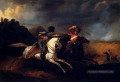Deux soldats à cheval bataille Horace Vernet